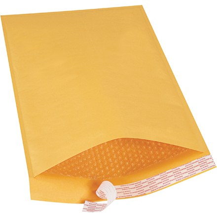 12 <span class='fraction'>1/2</span> x 19" Kraft #6 Self-Seal Bubble Mailers