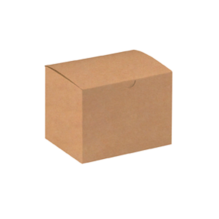 6 x 4 <span class='fraction'>1/2</span> x 4 <span class='fraction'>1/2</span>" Kraft Gift Boxes