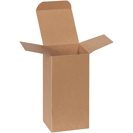 8 x 4 x 4" Heavy Duty Kraft Reverse Tuck Folding Cartons